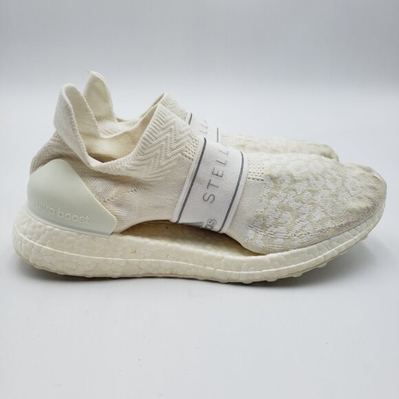 Adidas Stella McCartney Sneakers 8.5 Womens UltraBoost Slip On Athletic Cream - Picture 1 of 12